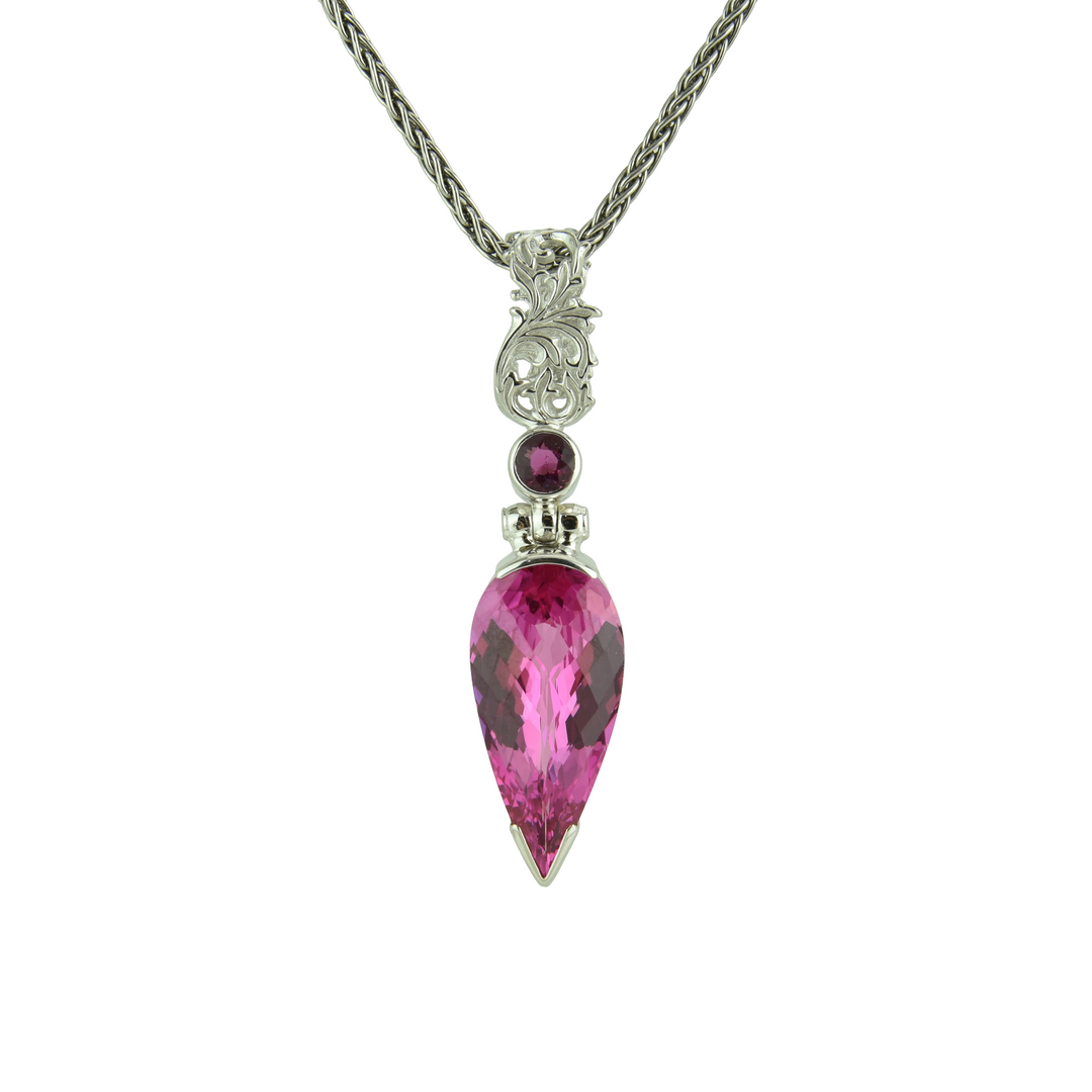 Shasta Pink Sapphire Pendant