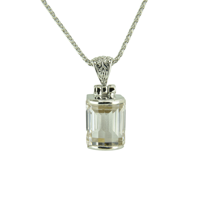 White Sapphire Pendant