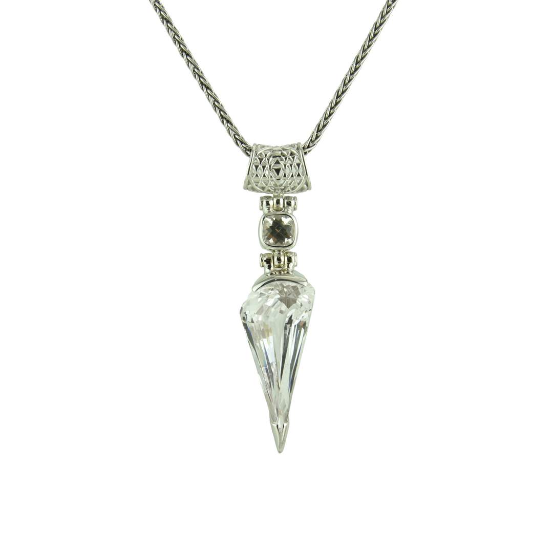 White Sapphire Pendant