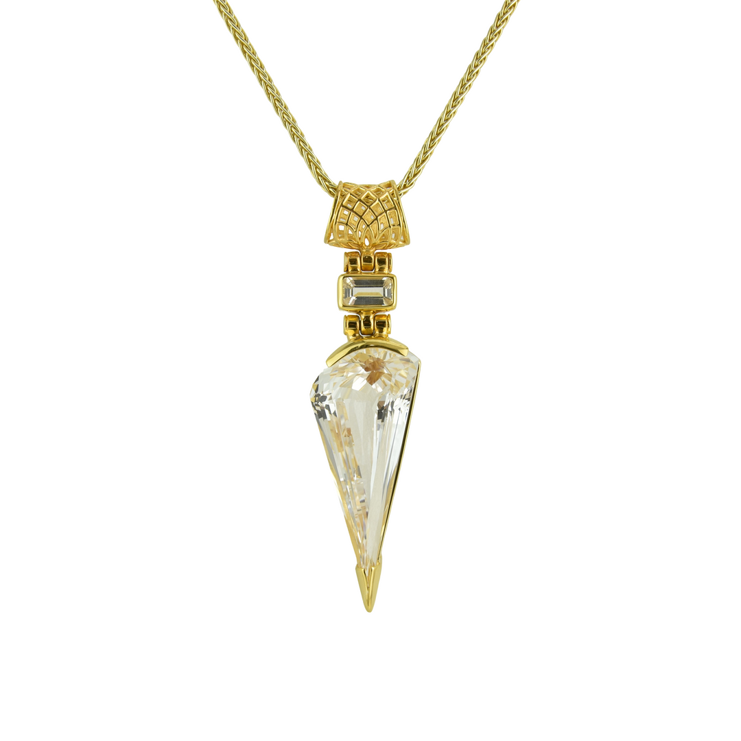 White Sapphire Pendant