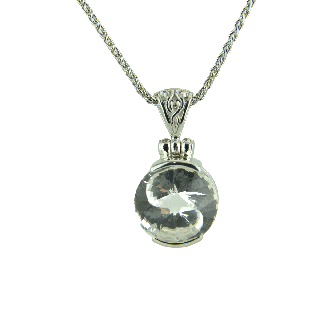 White Sapphire Pendant