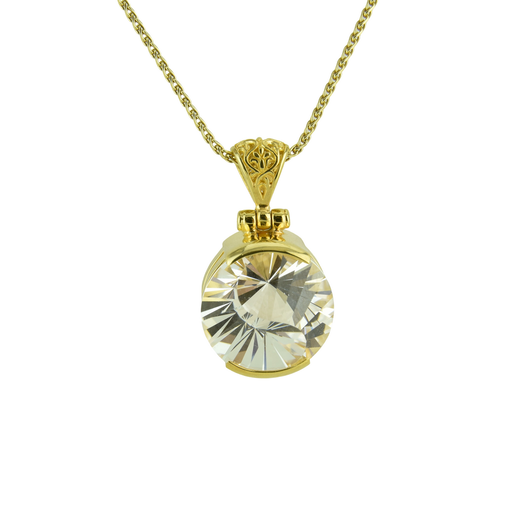White Sapphire Pendant