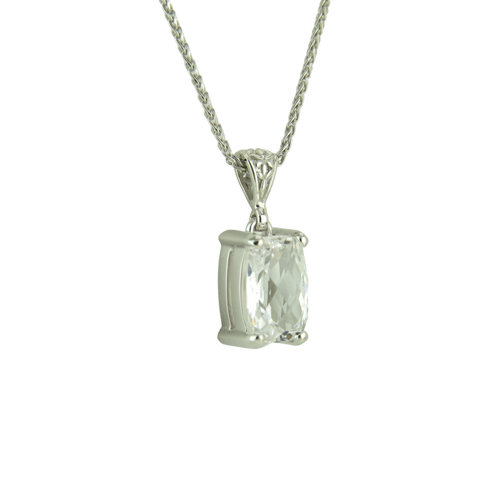White Sapphire Pendant