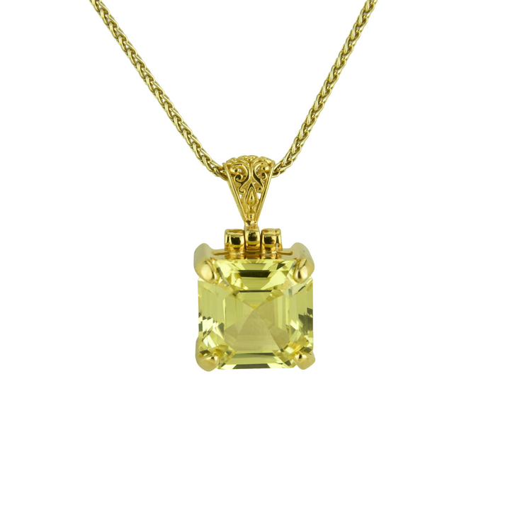 Yellow Sapphire Pendant