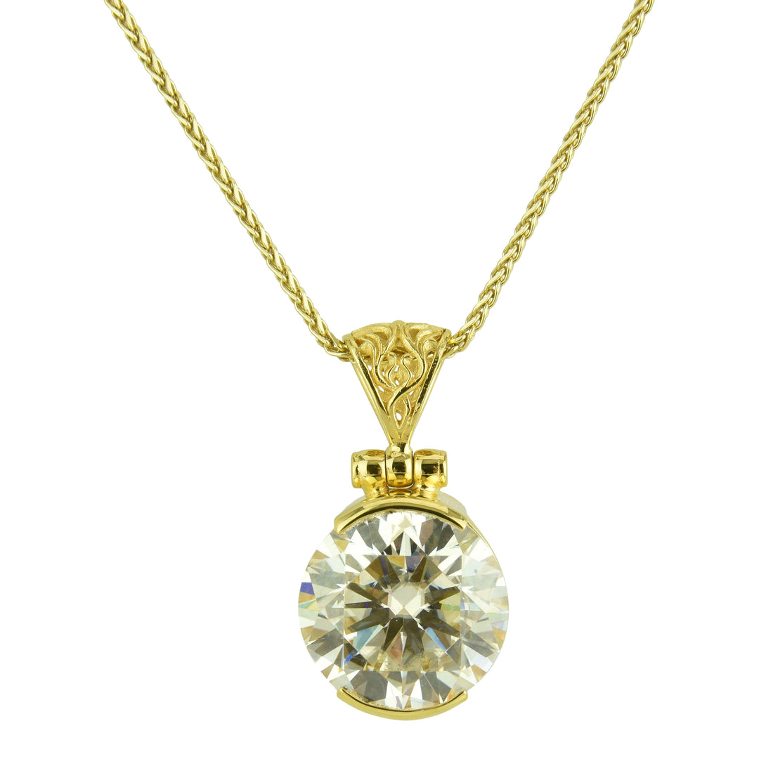 Champagne Moissanite