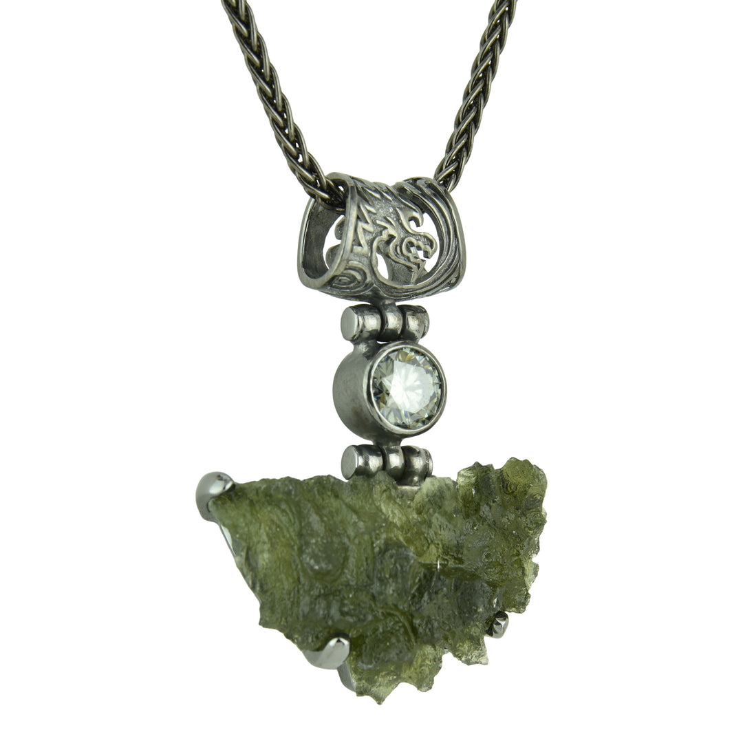Besednice Moldavite Pendant