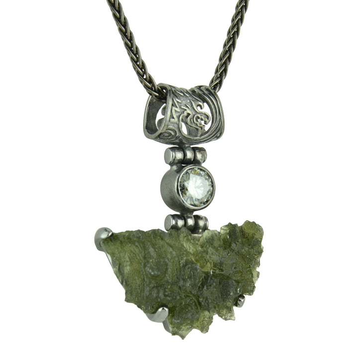 Besednice Moldavite Pendant