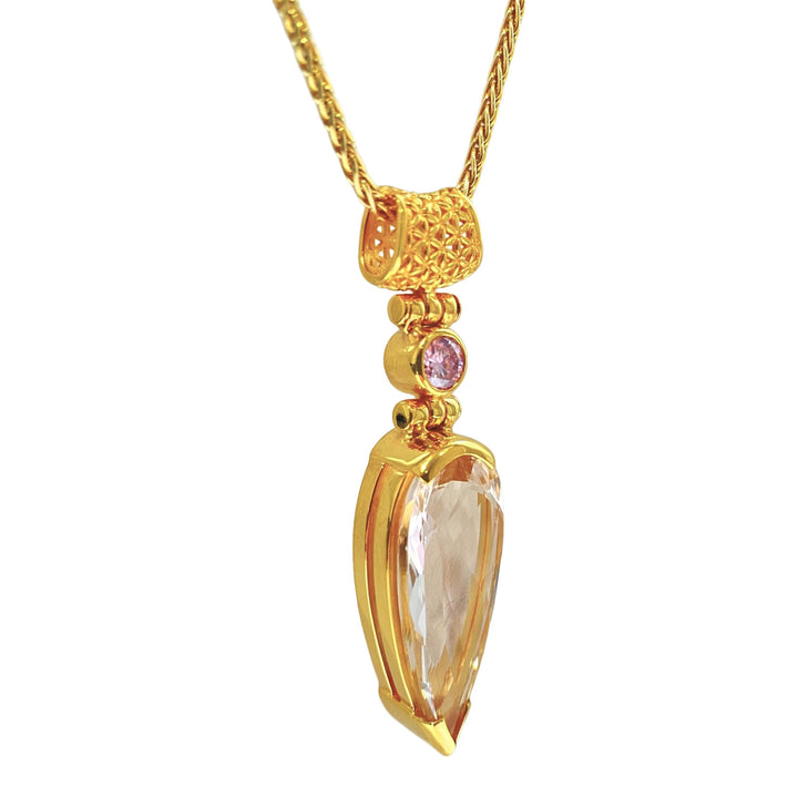 Pink Obsidian Pendant