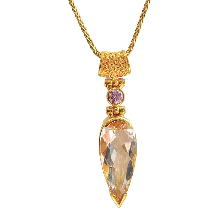 Pink Obsidian Pendant