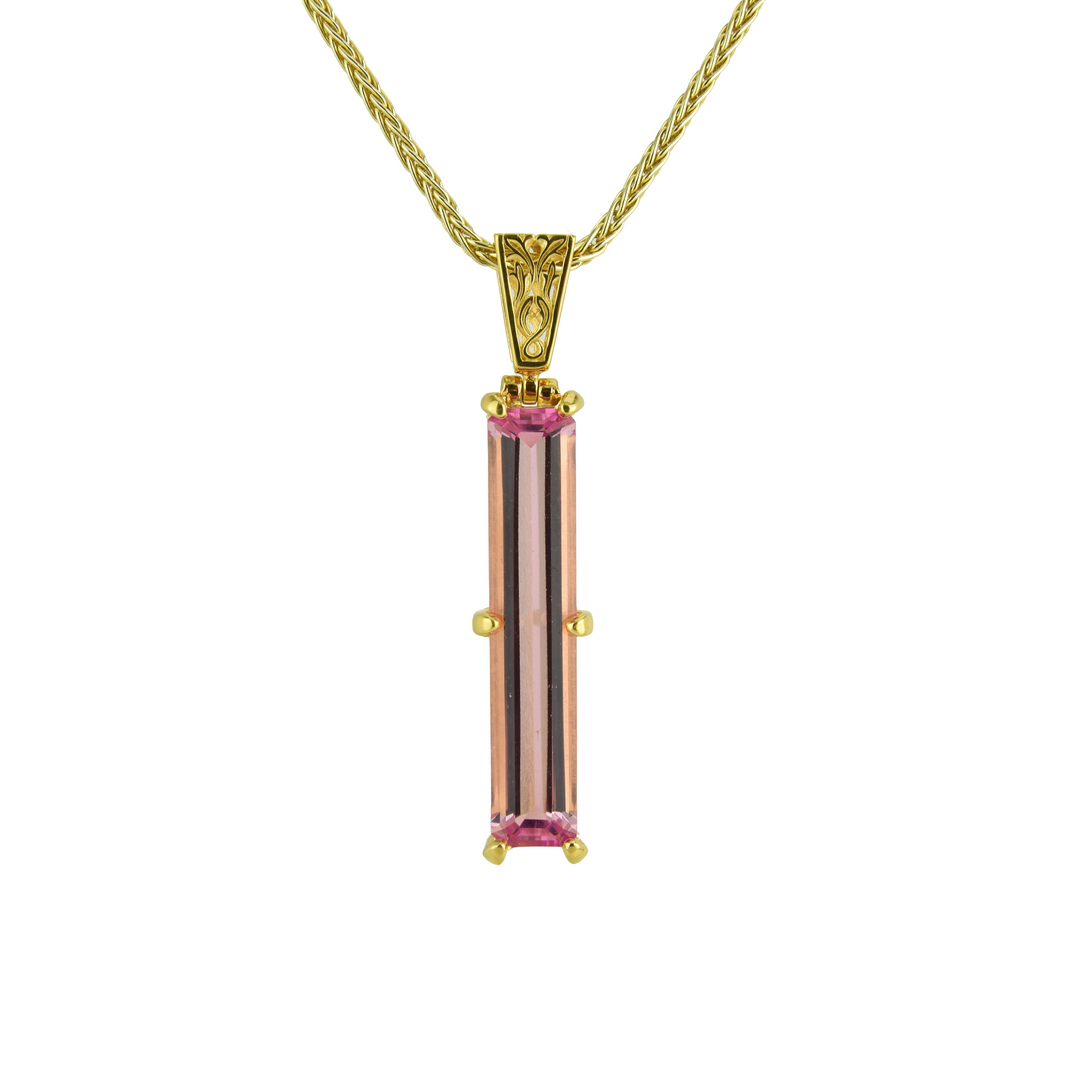 Pink Biron Emerald Pendant