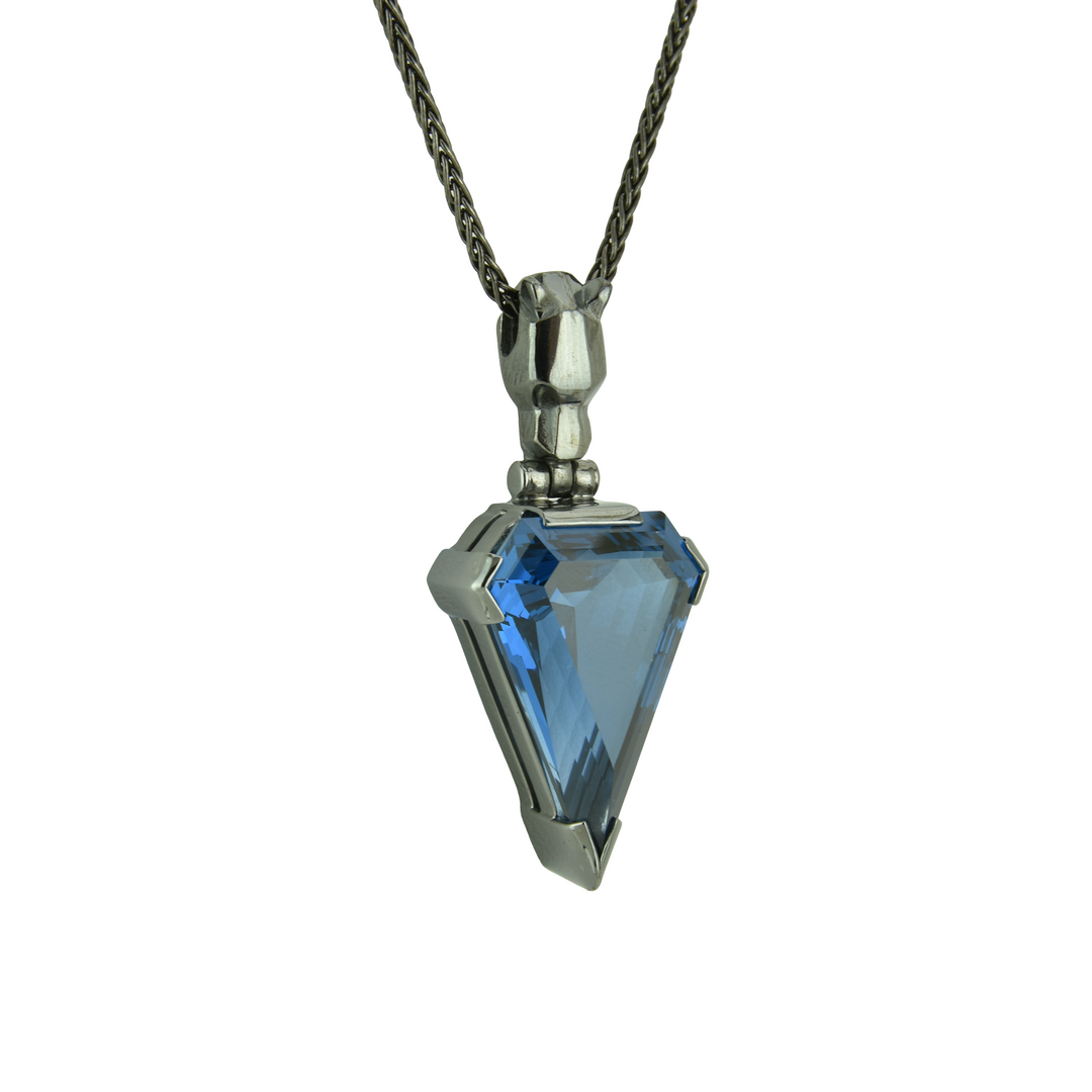 Blue Green Spinel Pendant
