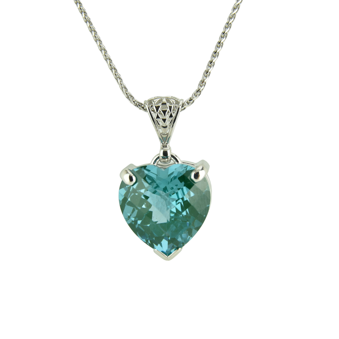 Paraiba Effect Spinel Pendant