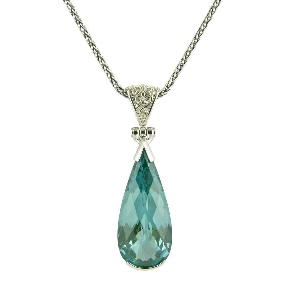 Paraiba Effect Spinel Pendant