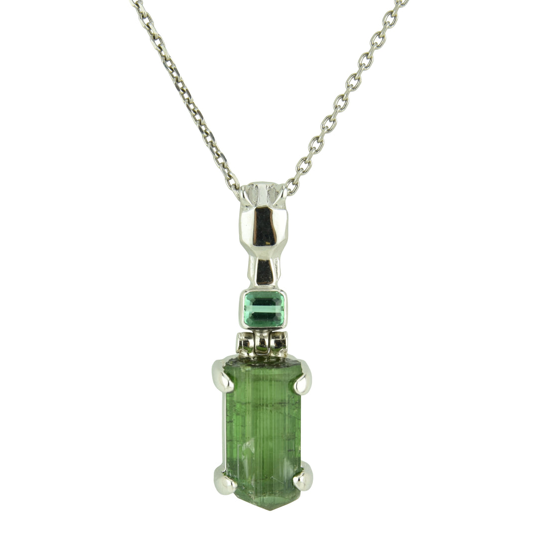 Raw Green Tourmaline