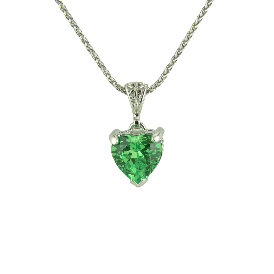YAG Tsavorite Garnet Pendant