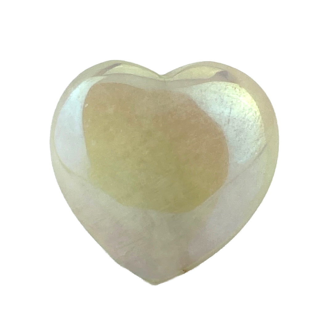 Angel Aura Rose Quartz Heart