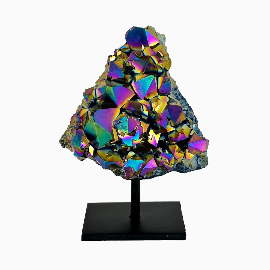 Rainbow Mystic Quartz Cluster