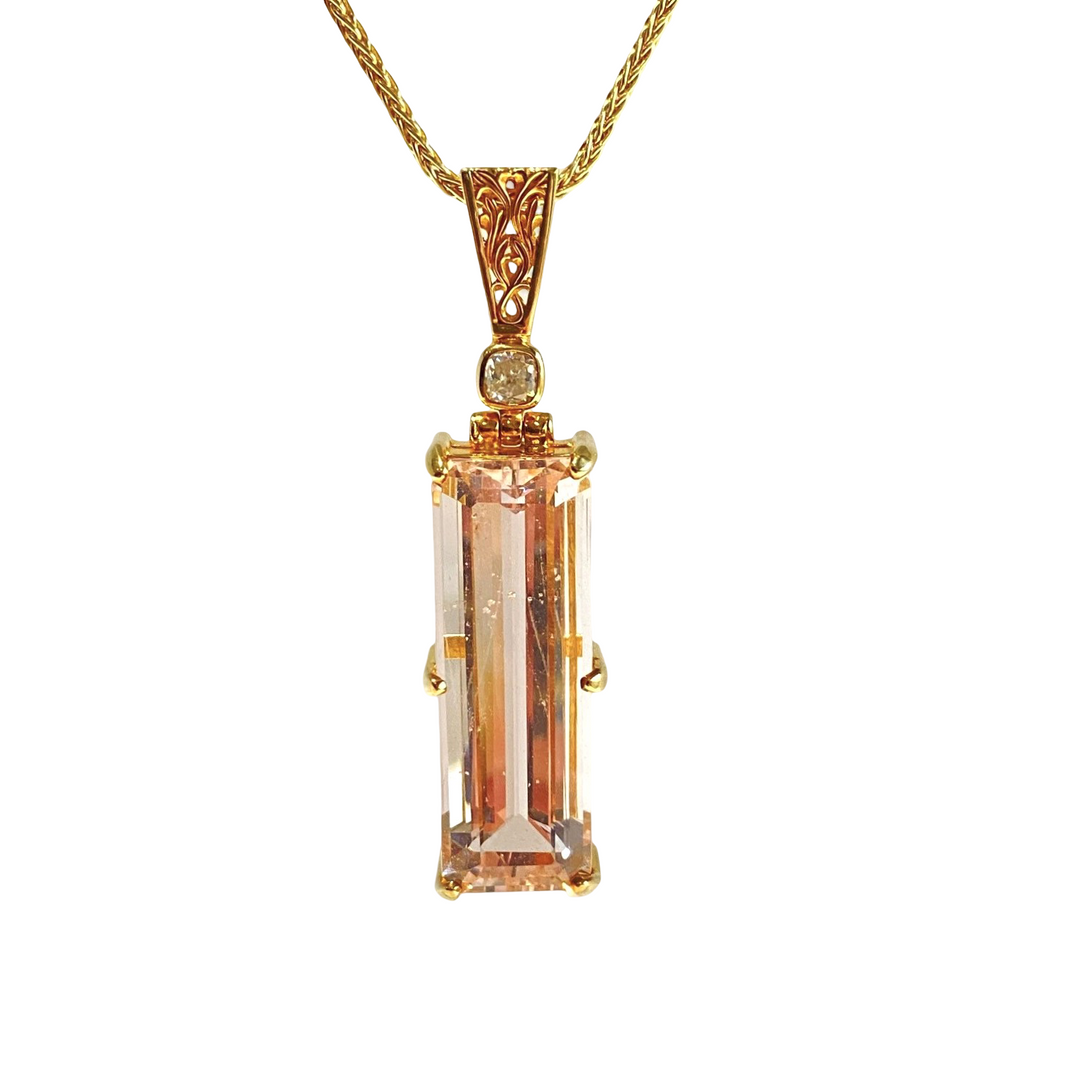 Pink Obsidian Pendant