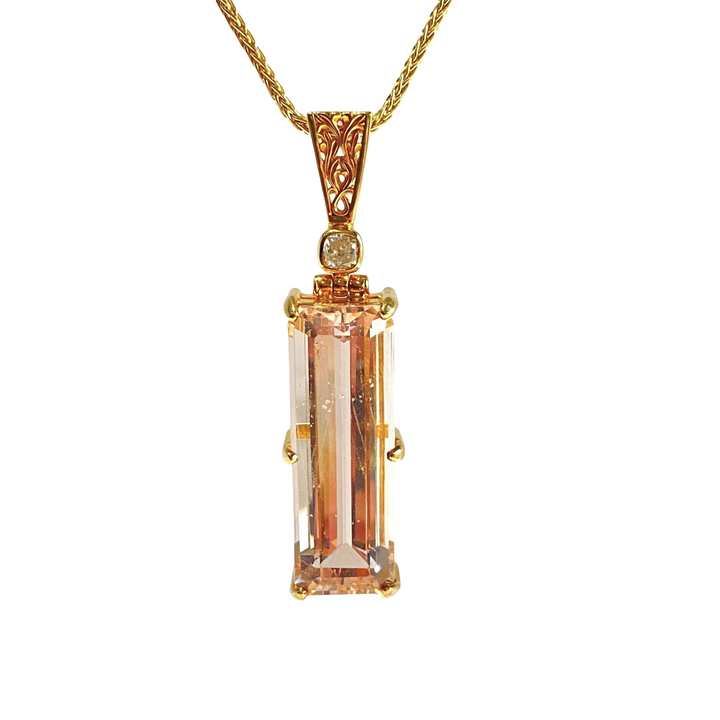 Pink Obsidian Pendant