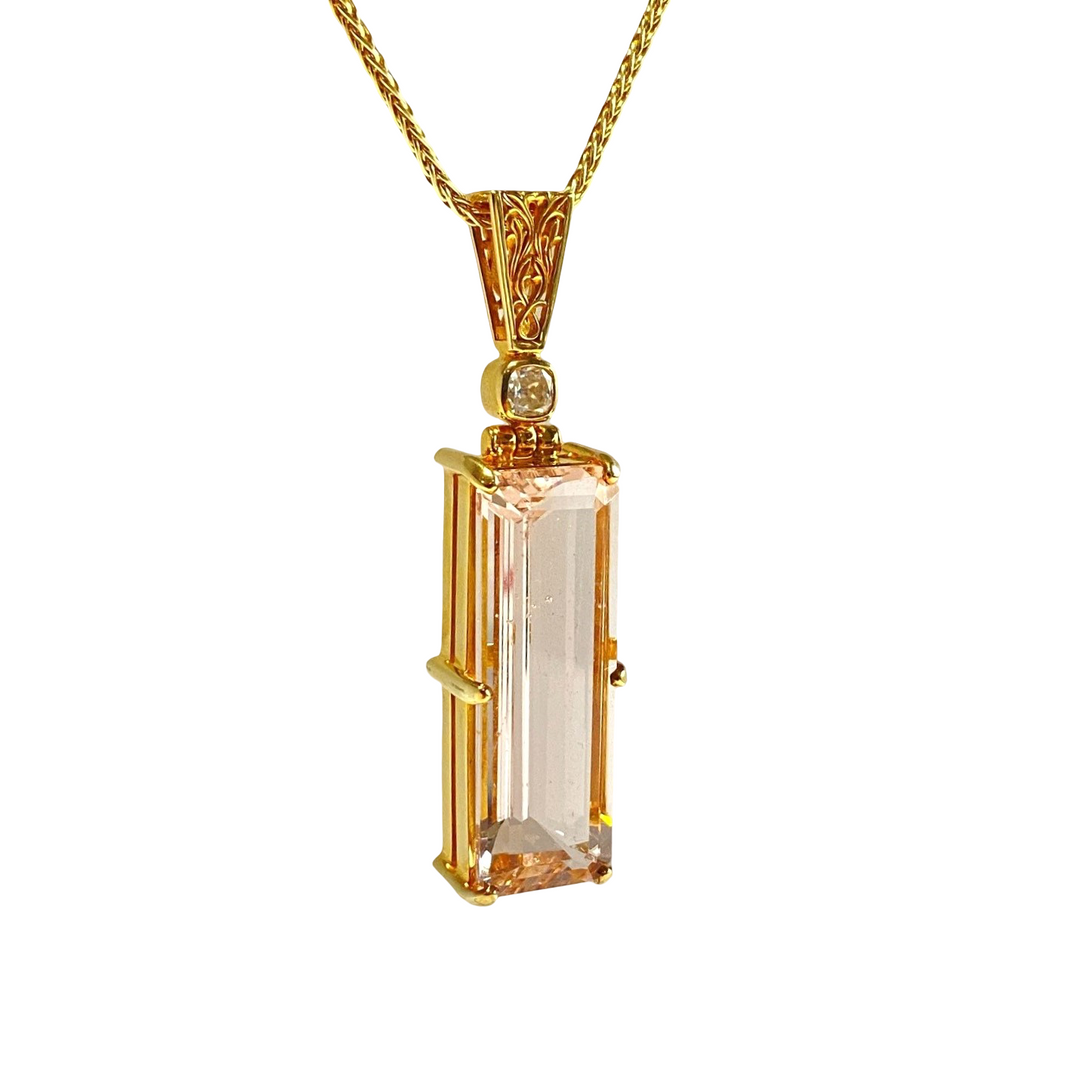 Pink Obsidian Pendant