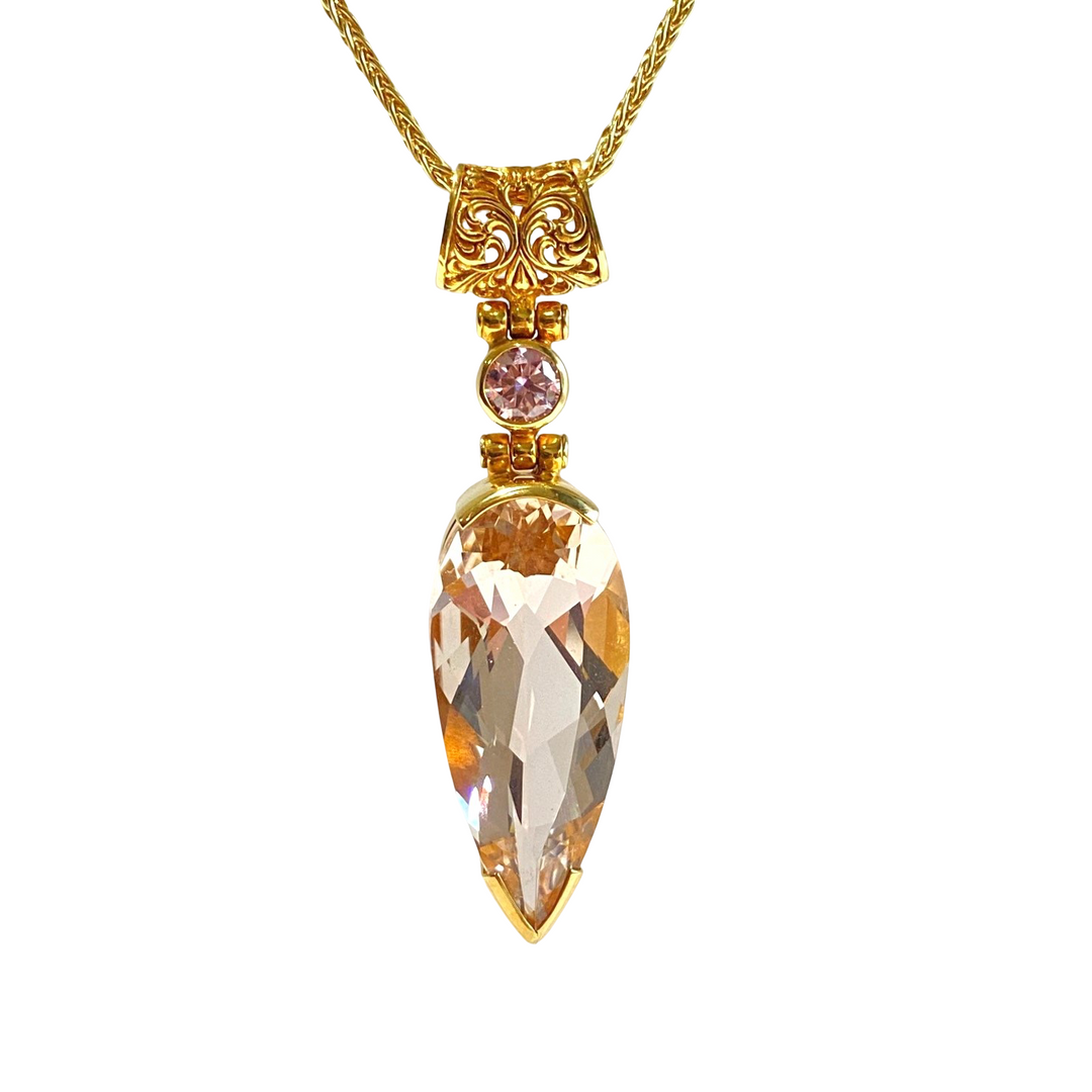 Pink Obsidian Pendant