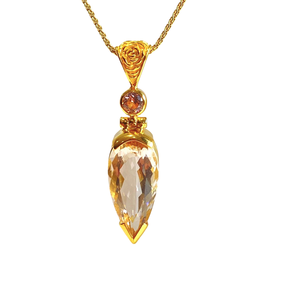 Pink Obsidian Pendant