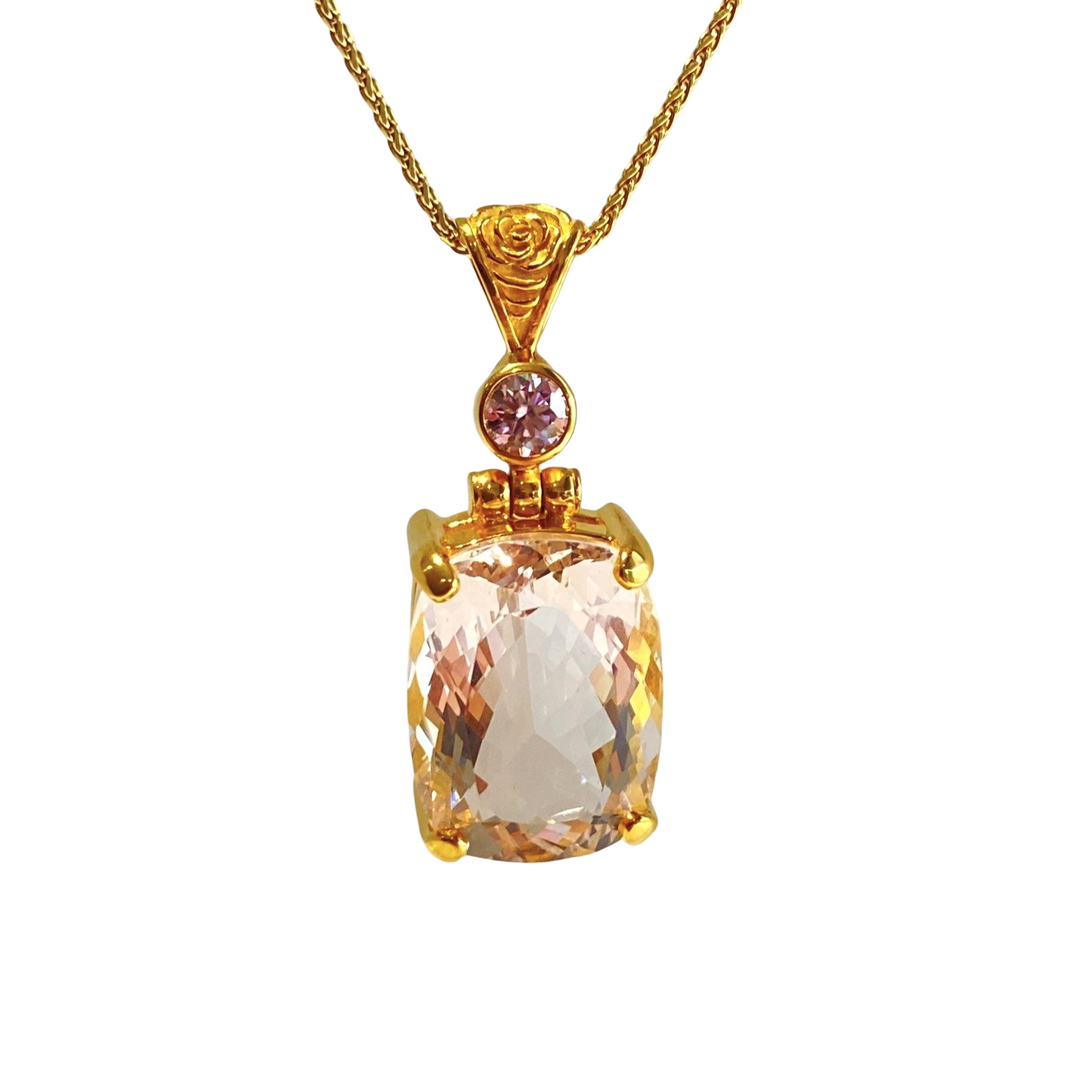 Pink Obsidian Pendant