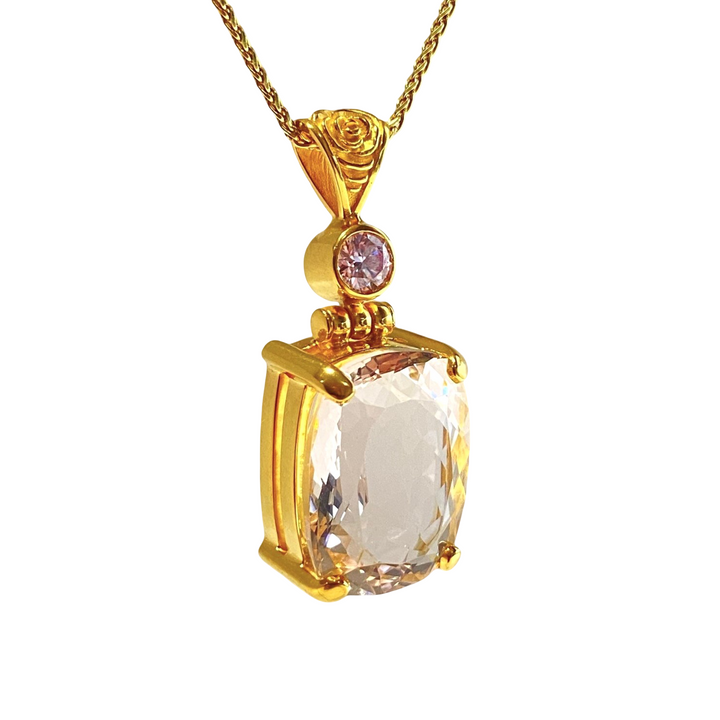 Pink Obsidian Pendant