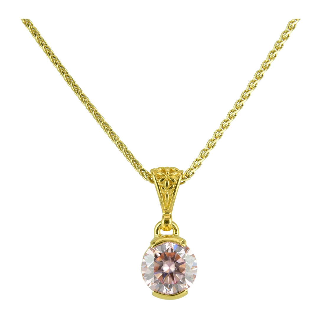Pink Moissanite