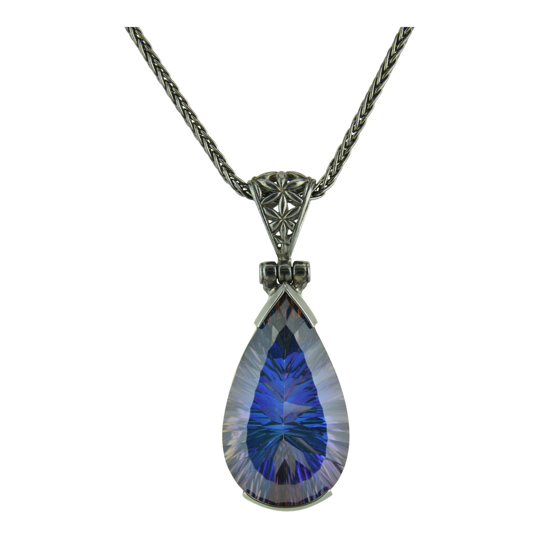 Indigo Warrior Mystic Quartz Pendant