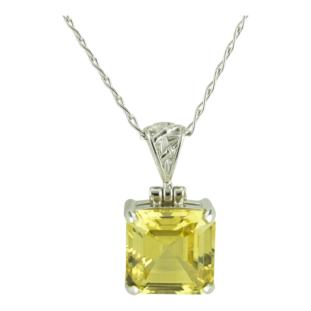 Yellow Sapphire Pendant