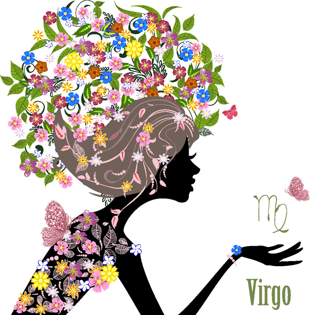 Virgo- Earth Element and Mercury-the winged messenger of the Gods.