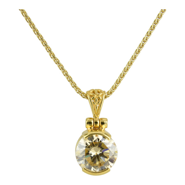 Champagne Moissanite
