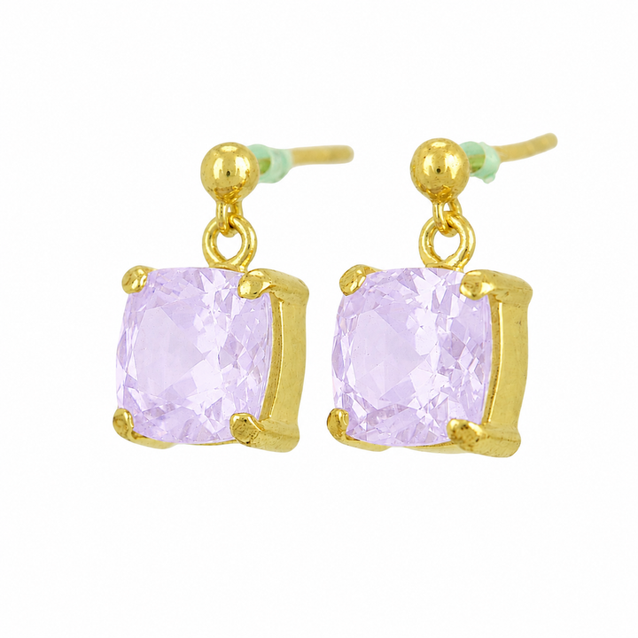 YAG Lavender Garnet Earrings