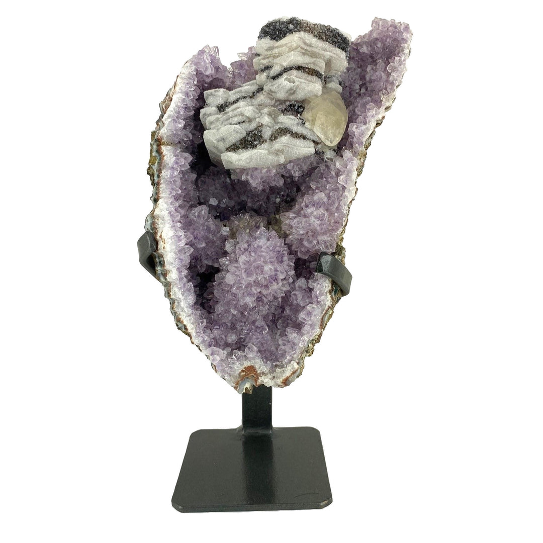 Amethyst/Calcite/Hematite
