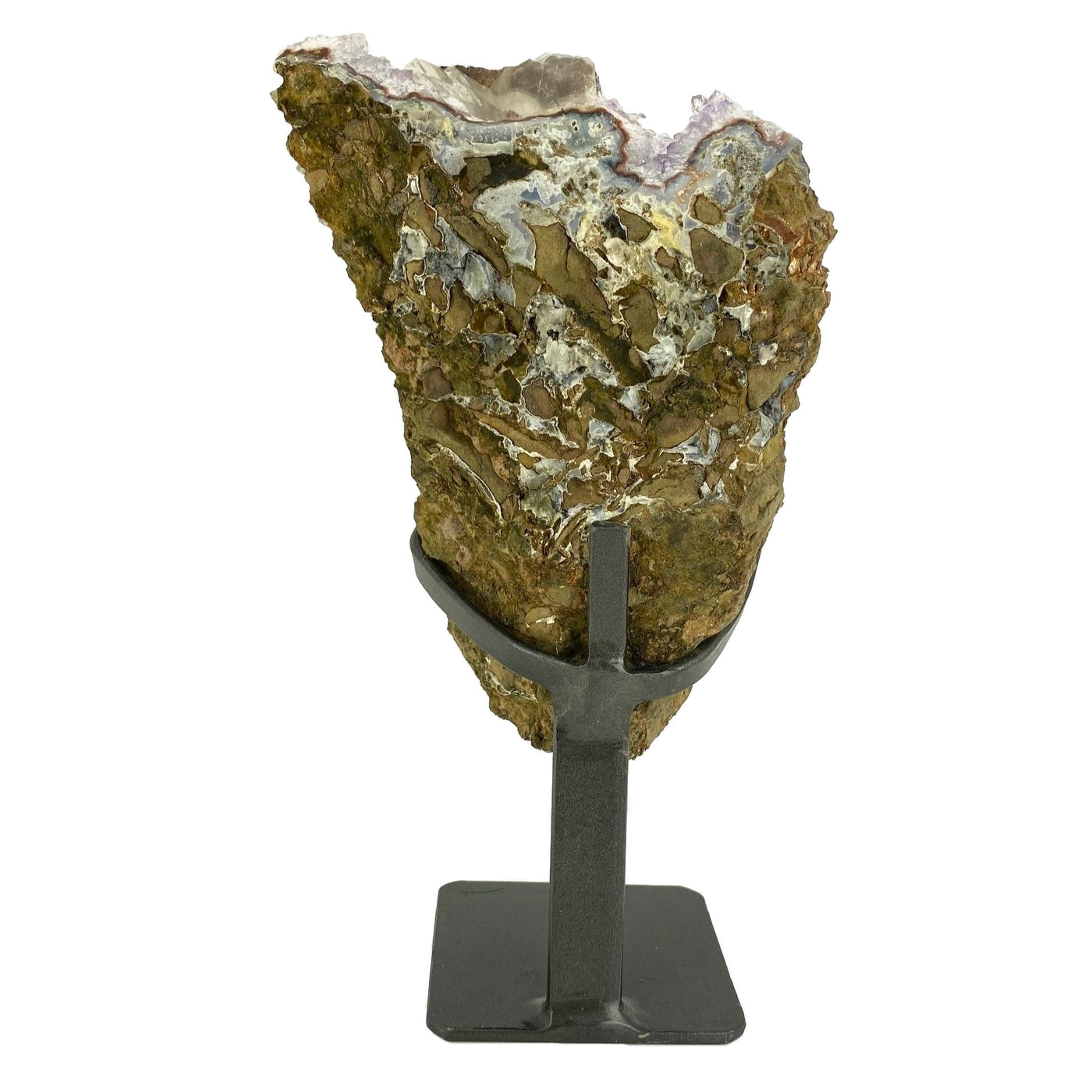 Amethyst/Calcite/Hematite