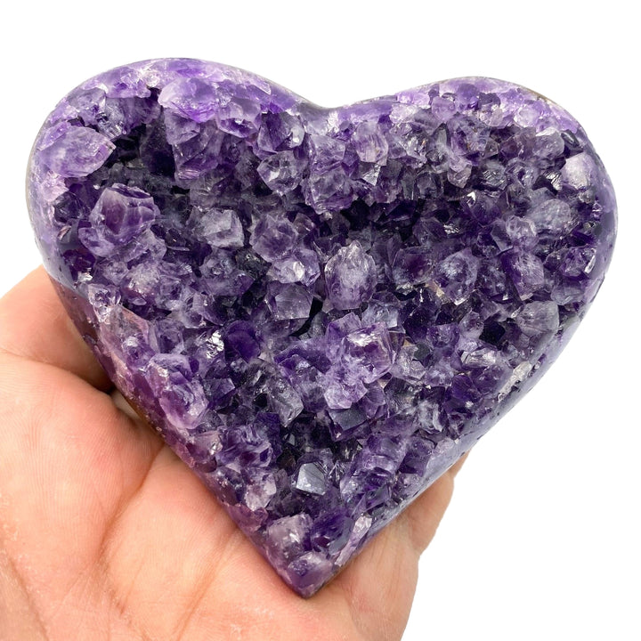 Amethyst Geode Heart