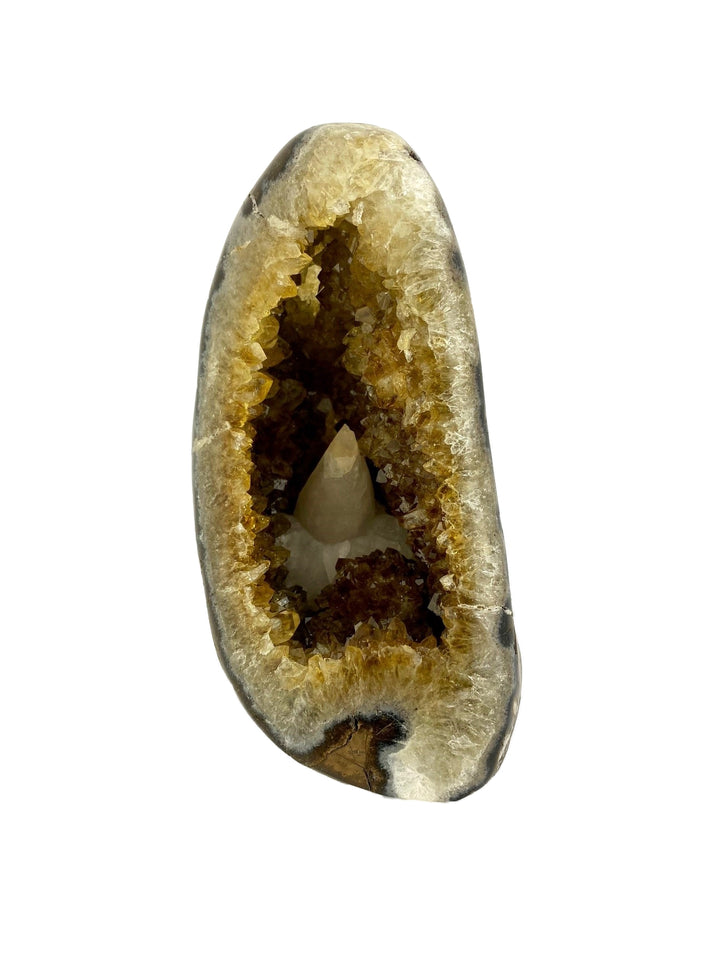 Citrine/Calcite Geode