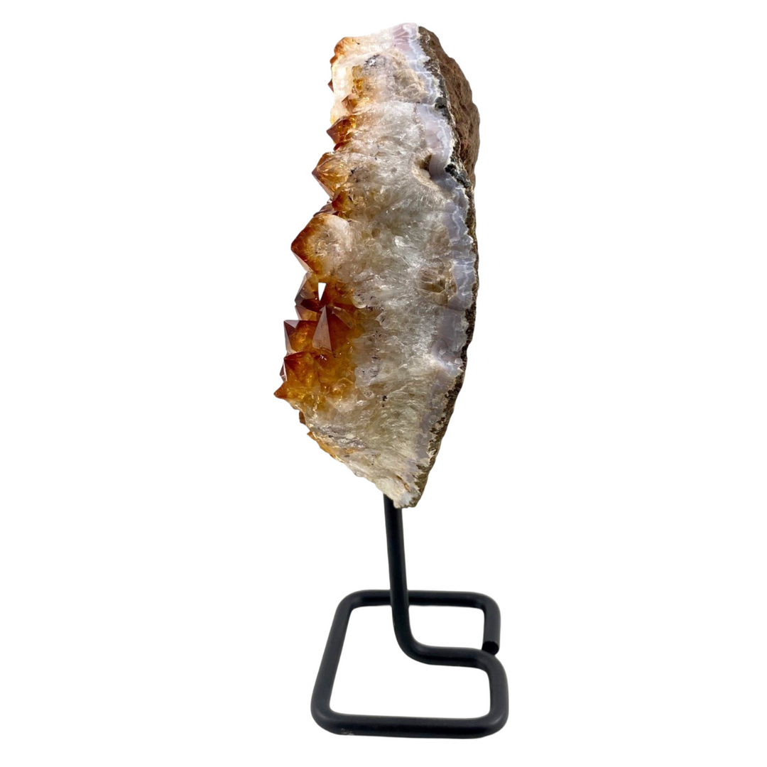Citrine/Calcite Geode