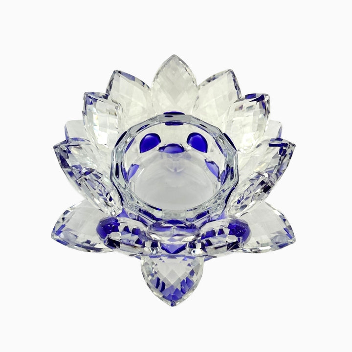 Crystal Lotus Tea Light Holder