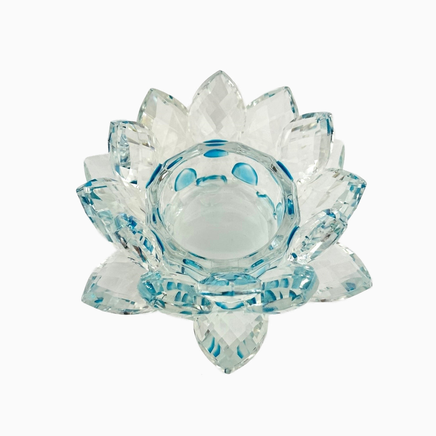 Crystal Lotus Tea Light Holder