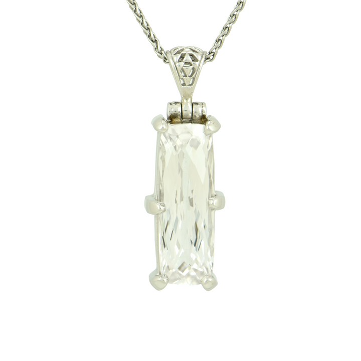 White Sapphire Pendant