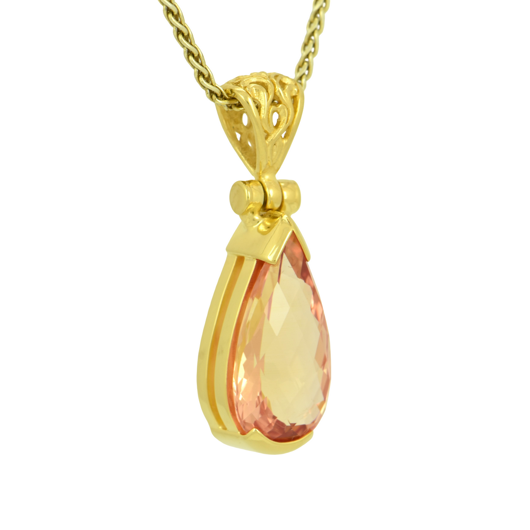 Imperial Pink Sapphire Pendant