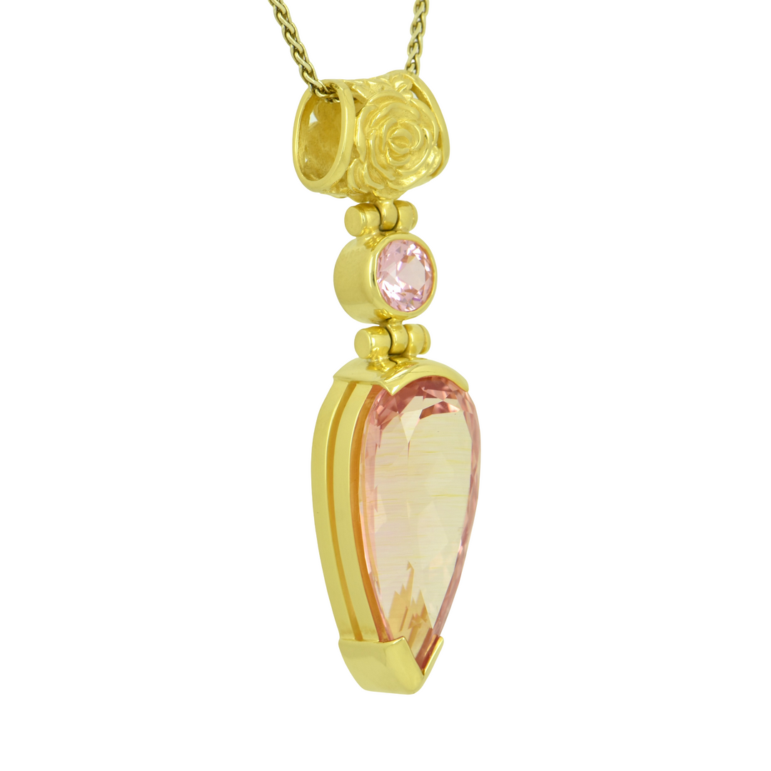 Imperial Pink Sapphire Pendant