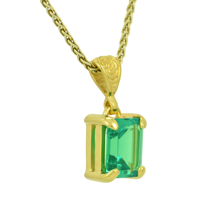 Green Chrysoberyl Pendant