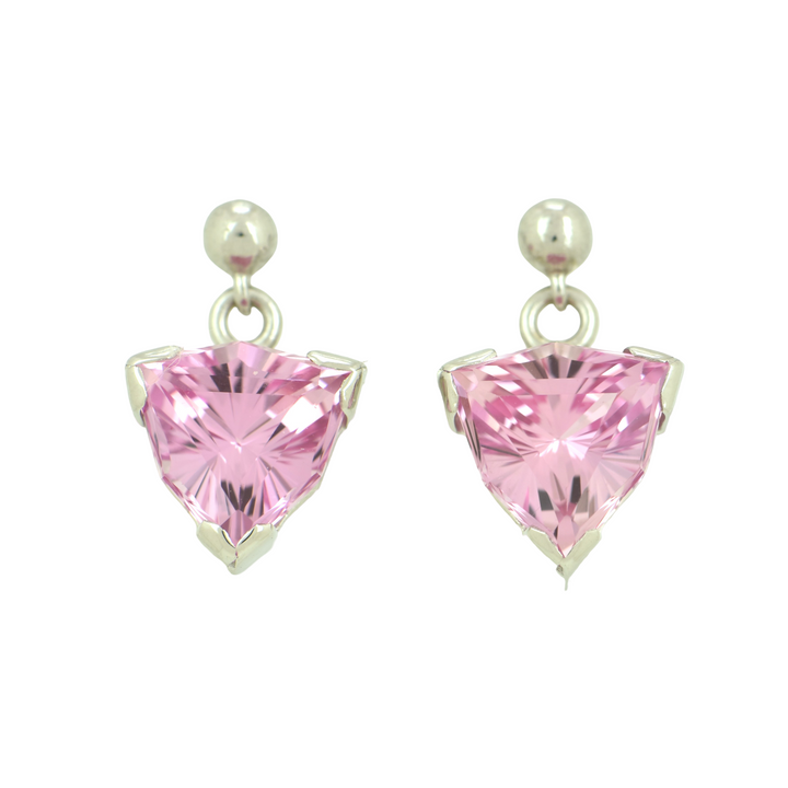 Imperial Pink Sapphire Earrings