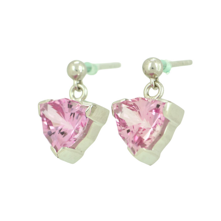 Imperial Pink Sapphire Earrings