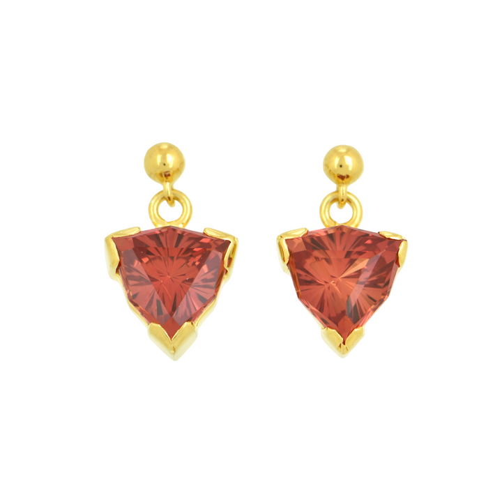 Padparadscha Sapphire Earrings