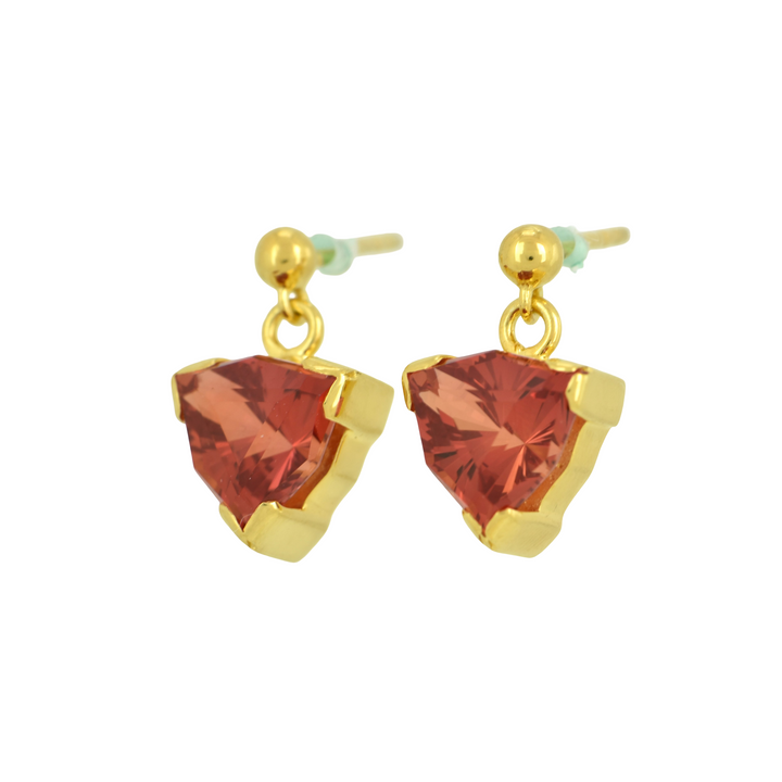 Padparadscha Sapphire Earrings