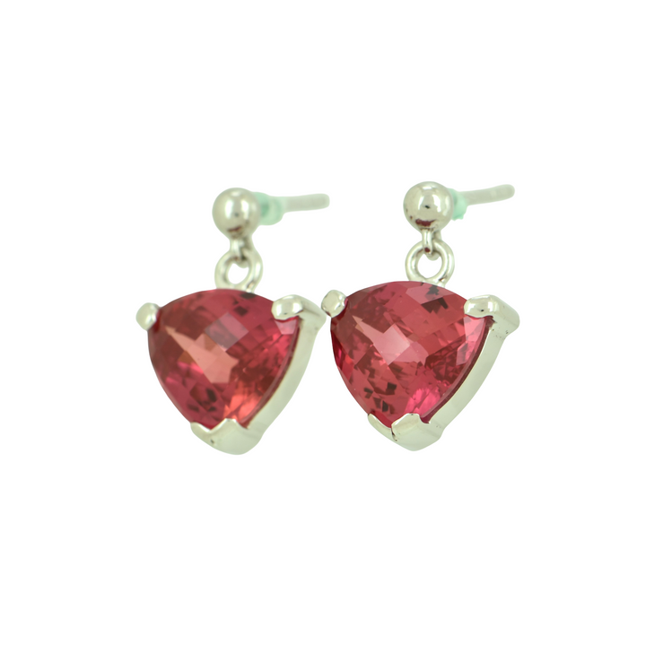 Padparadscha Sapphire Earrings